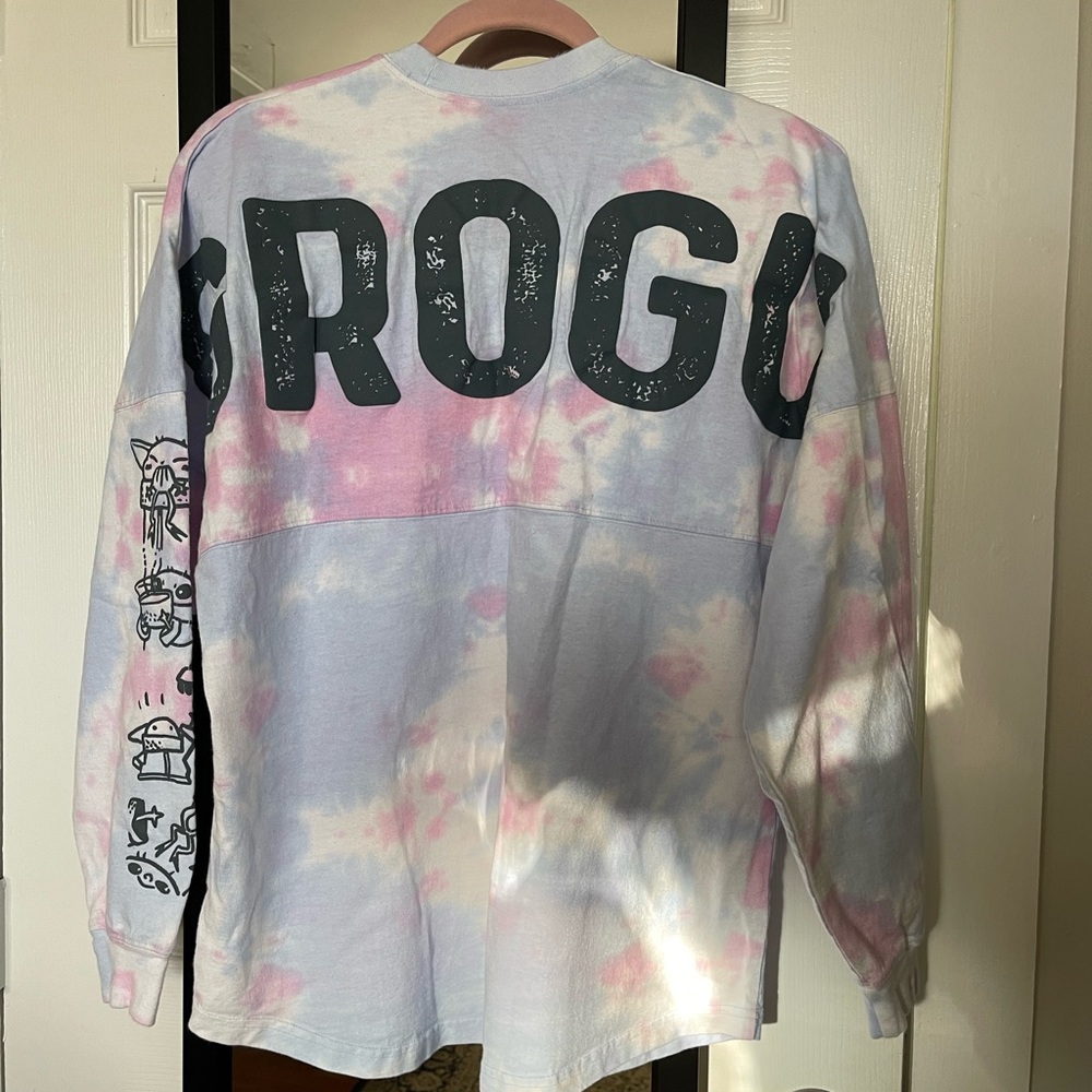 Women’s long sleeve tie-dye Grogu shirt from Disney world. Medium oversized.